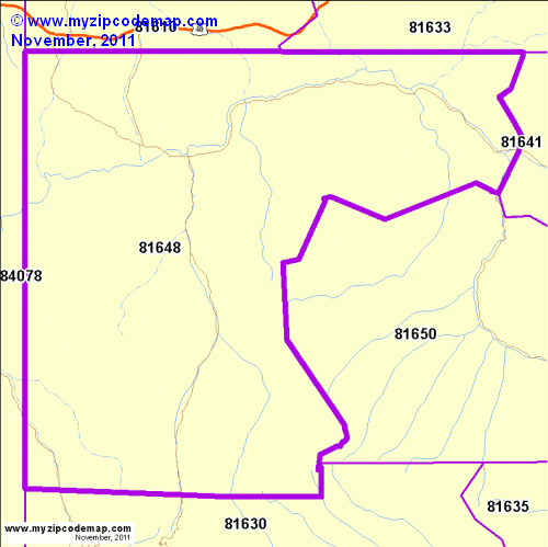 map of 81648