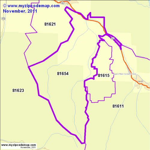 map of 81654