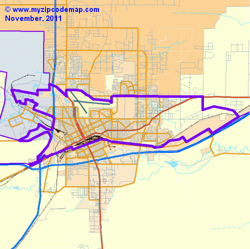 map of 82001