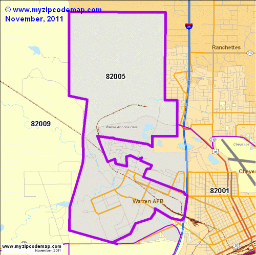 map of 82005