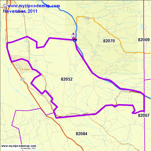 map of 82052