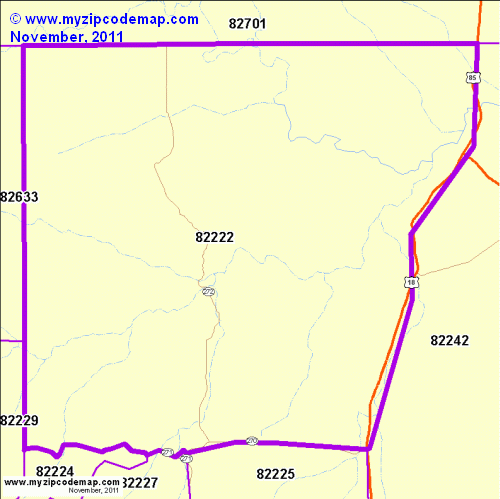 map of 82222