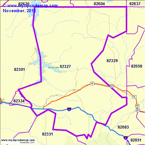 map of 82327