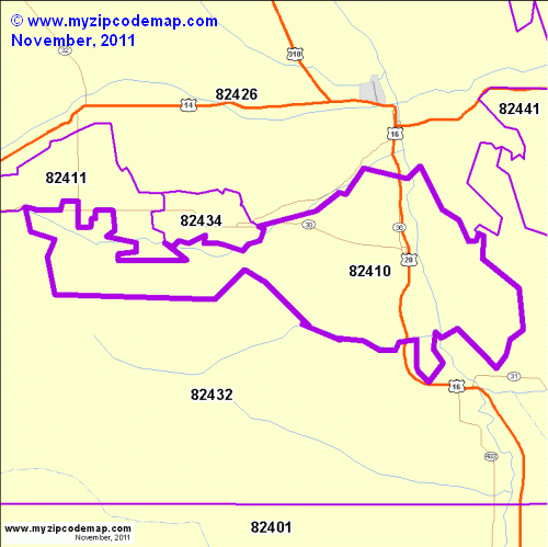 map of 82410