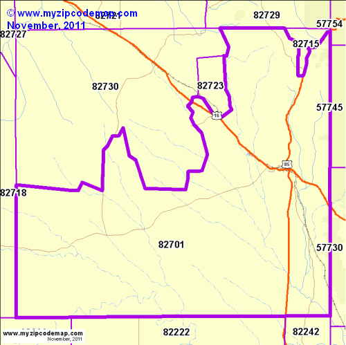 map of 82701