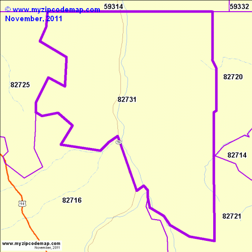 map of 82731