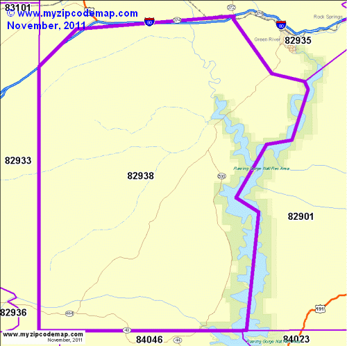 map of 82938