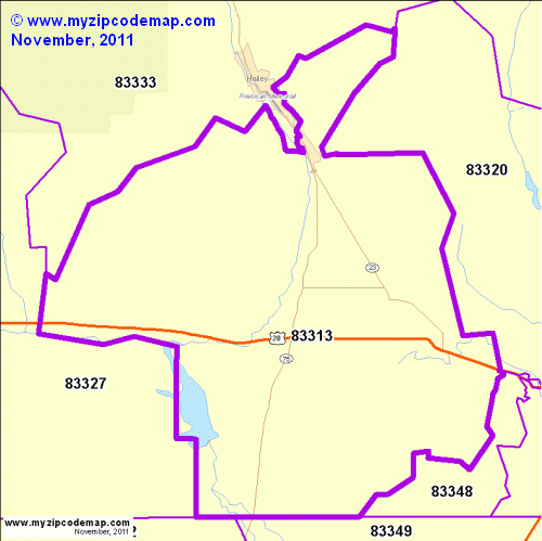 map of 83313