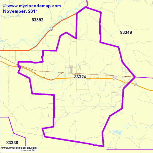 map of 83324