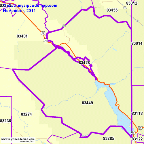 map of 83449
