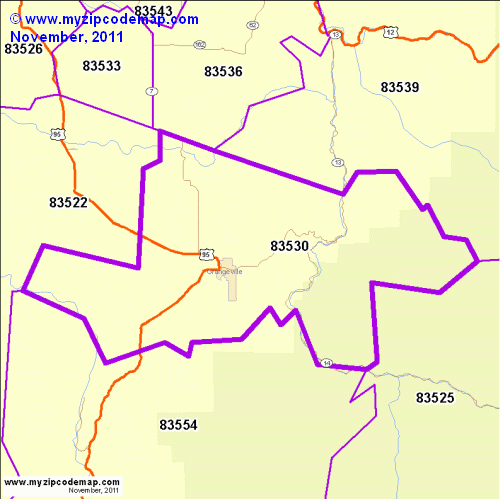 map of 83530