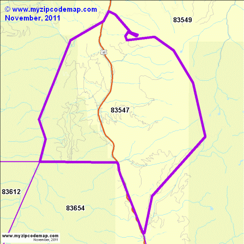map of 83547