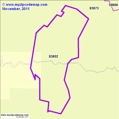 map of 83802