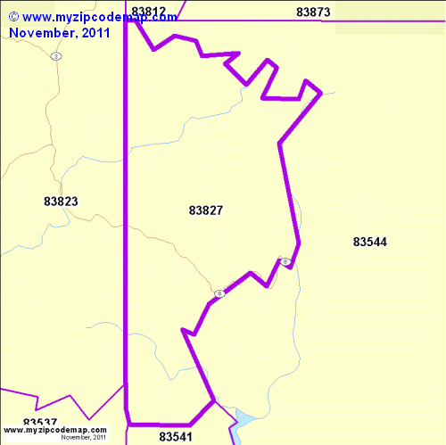map of 83827