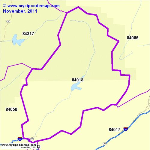 map of 84018