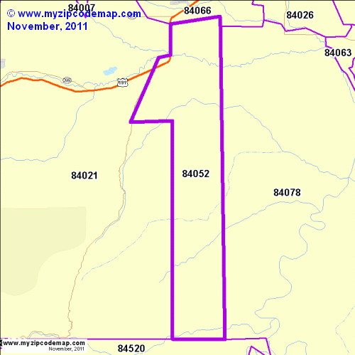 map of 84052