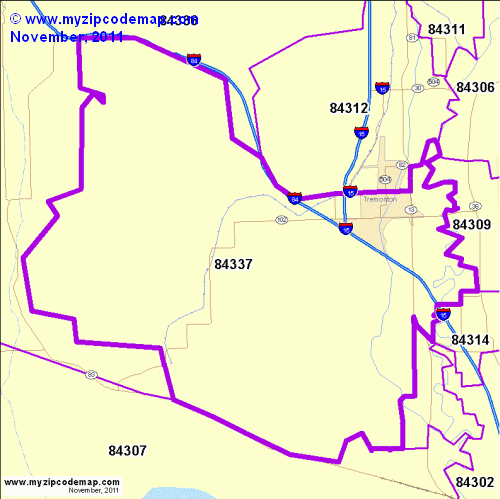 map of 84337