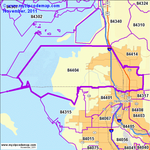 map of 84404