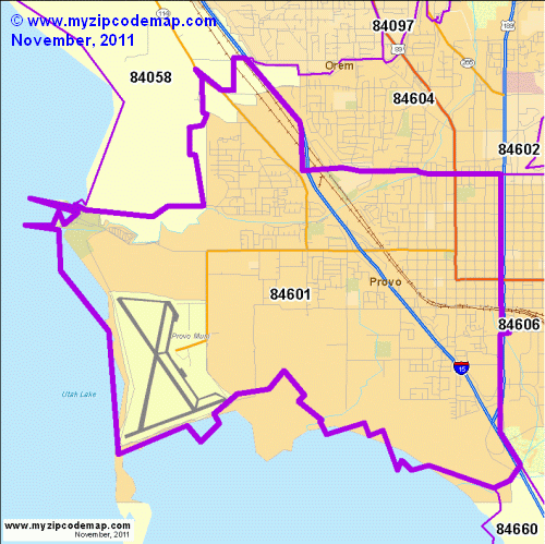 map of 84601