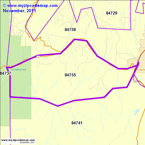 map of 84755