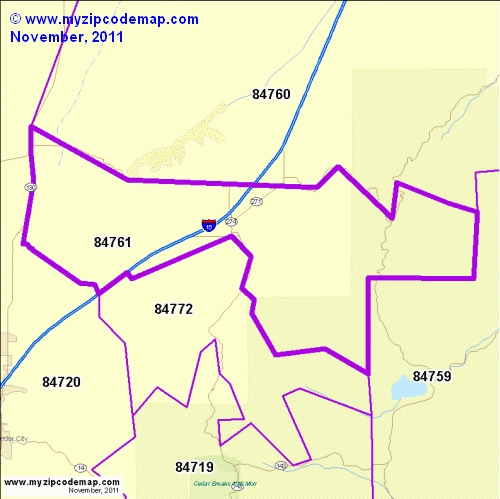 map of 84761