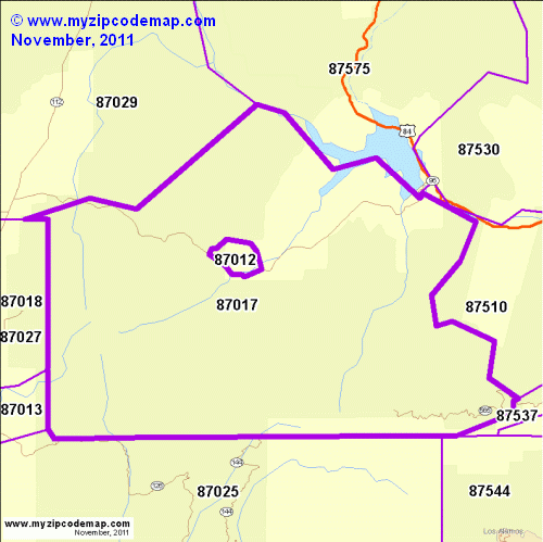 map of 87017