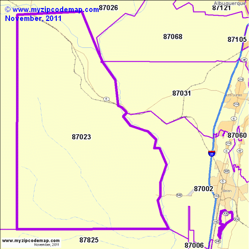 map of 87023