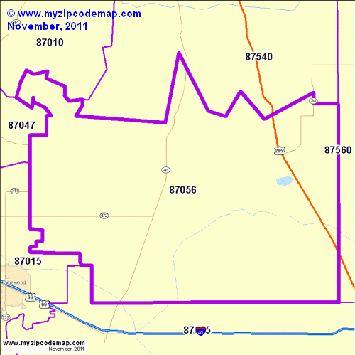map of 87056