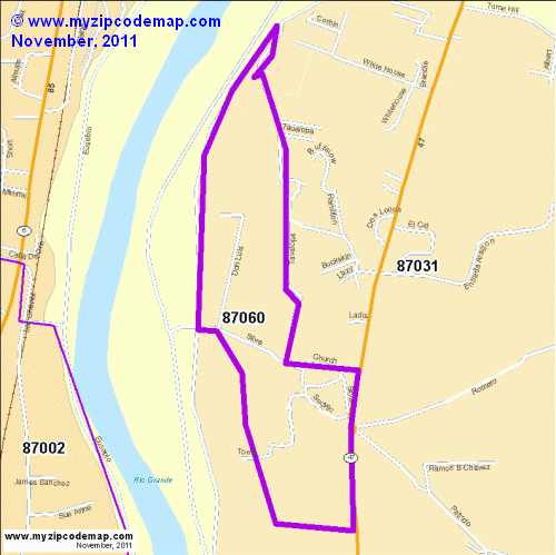 map of 87060