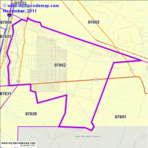 map of 87062