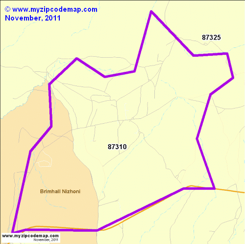 map of 87310