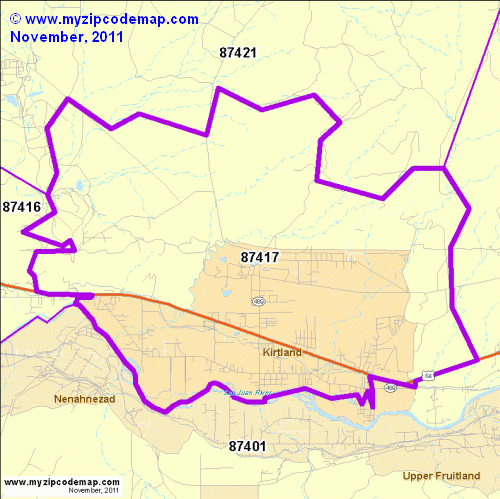 map of 87417