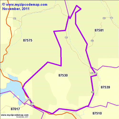 map of 87530