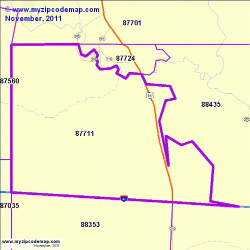 map of 87711