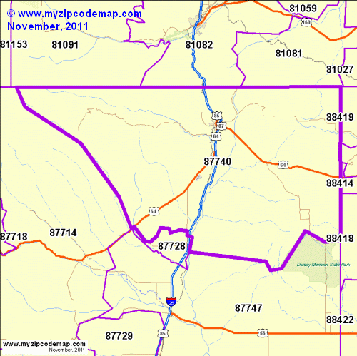 map of 87740