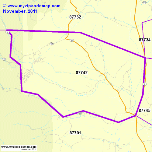 map of 87742