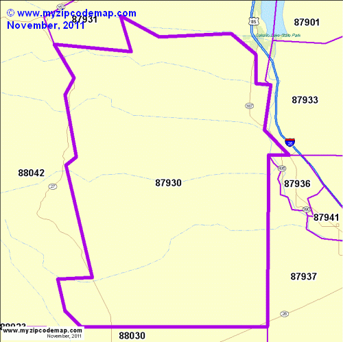 map of 87930