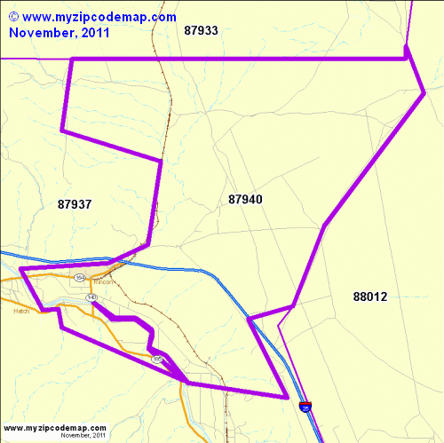 map of 87940