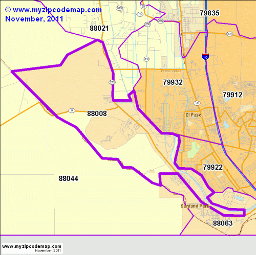 map of 88008
