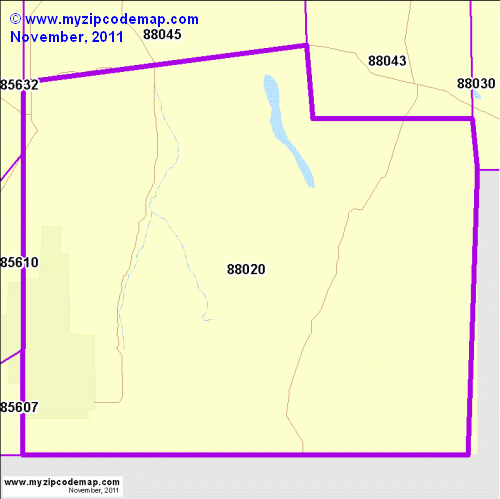map of 88020