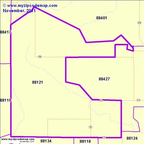 map of 88121