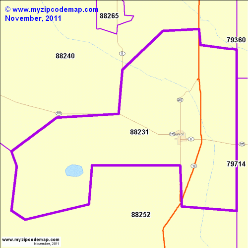 map of 88231