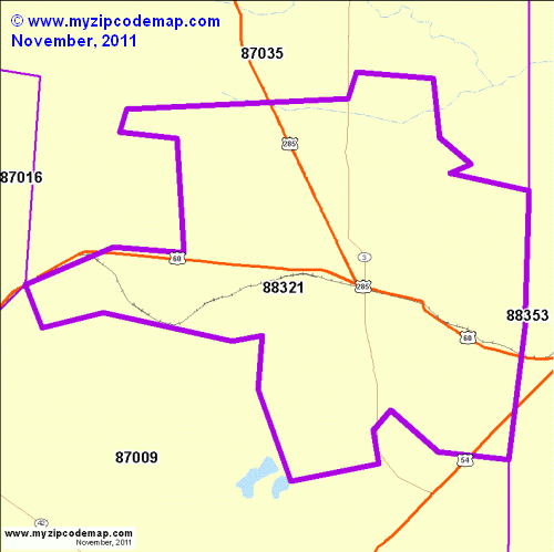 map of 88321