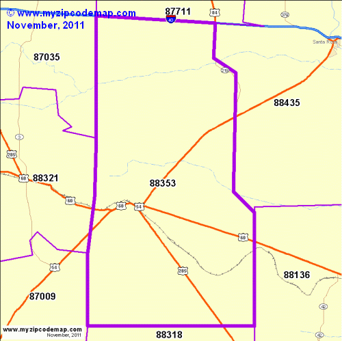 map of 88353