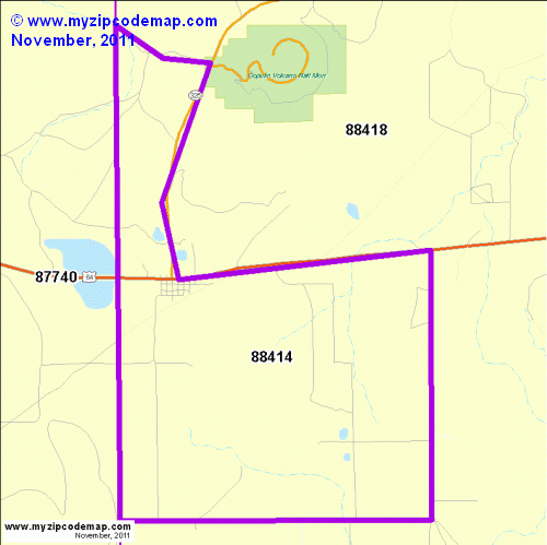 map of 88414