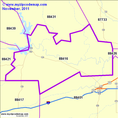 map of 88416