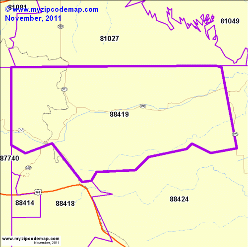 map of 88419