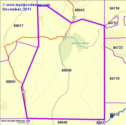 map of 89008