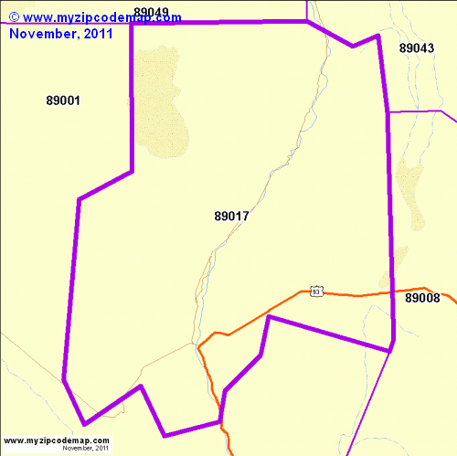 map of 89017