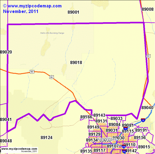 map of 89018